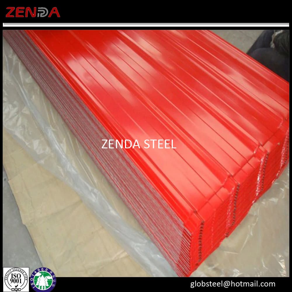 Corruaged Color Coated Steel Sheet NO002